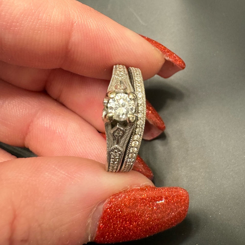 Nature Inspired Vintage Style Wedding Set